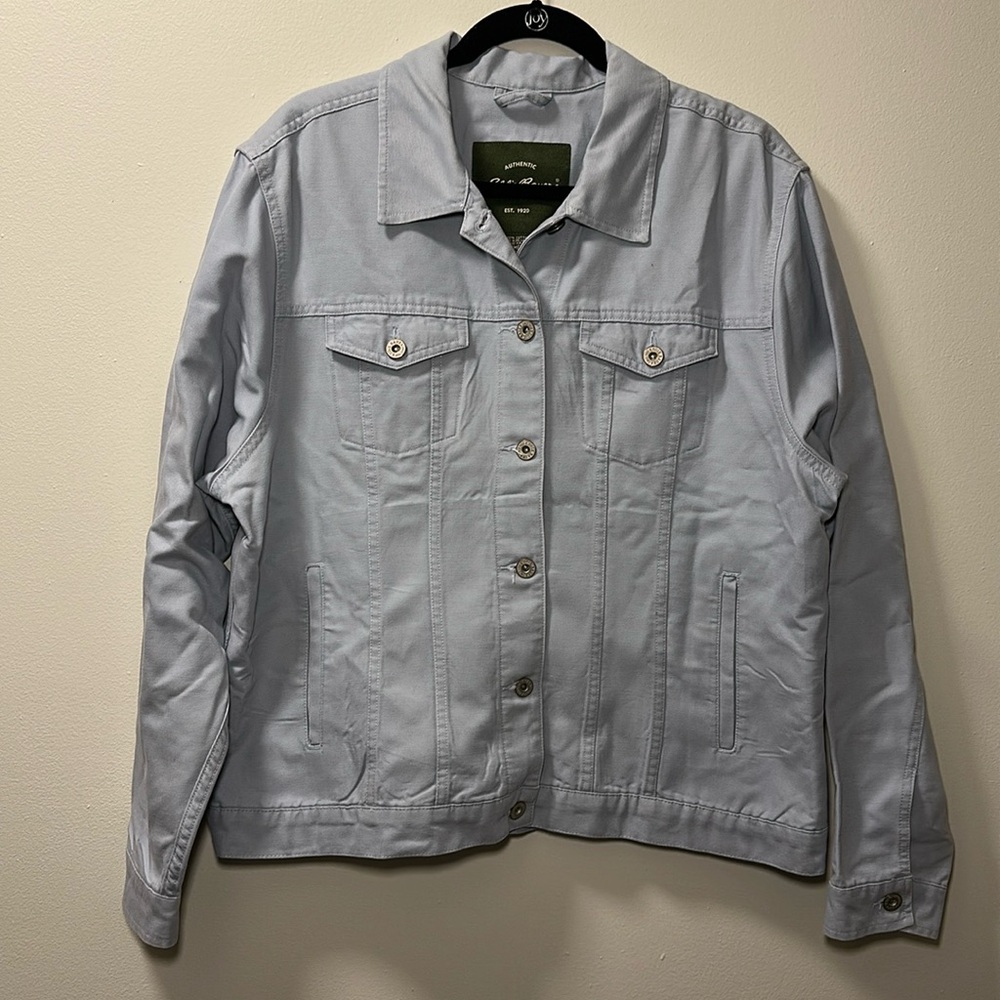 Eddie Bauer Women’s Light Blue Jean Jacket Size XL